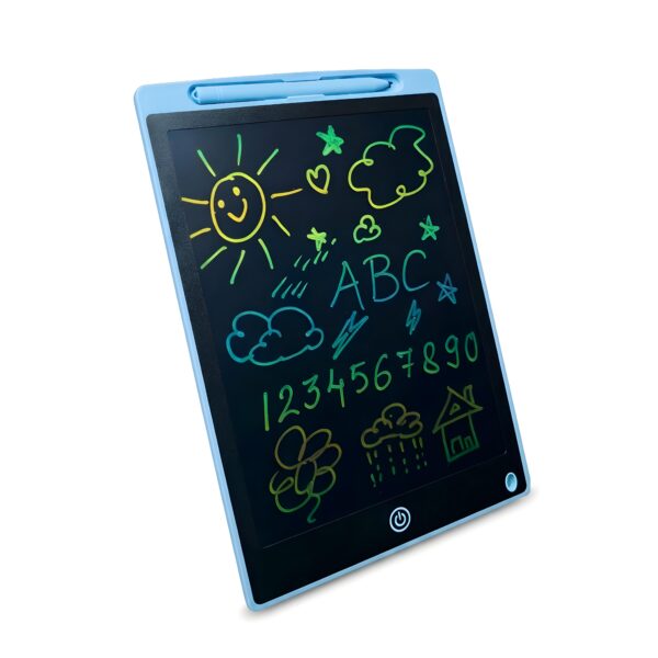 Ruffpad 12 Inch Re-Writable LCD Writing Pad with Screen for Drawing, Playing, Handwriting Gifts for Kids & Adults - Multicolor